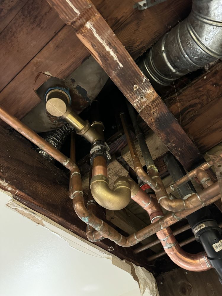 Drain trap and waste line repair completed by 5Star Plumbing Trenchless